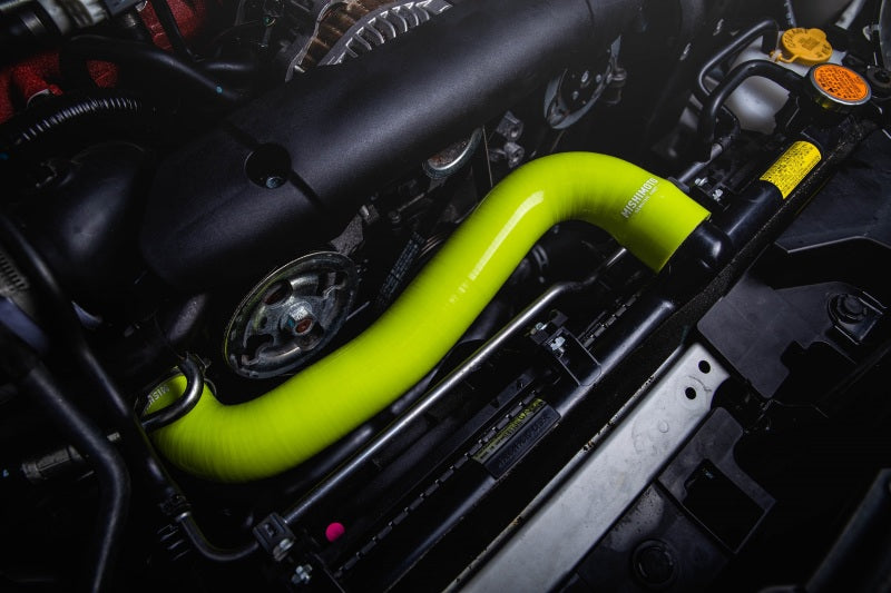 Mishimoto 2015+ Subaru WRX Silicone Radiator Coolant Hose Kit - Neon Yellow - #MMHOSE-WRX-15NY