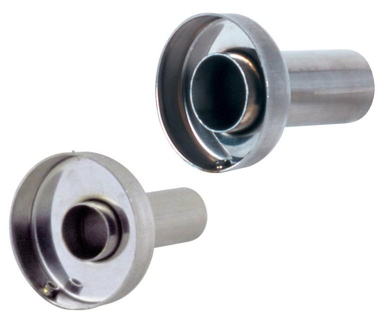 Vibrant 3.90in OD Low Inner Silencer Muffler w/3.90in ID Single Wall Exh