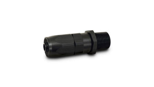 Vibrant -12AN Male NPT Straight Hose End Fitting - 1/2 NPT
