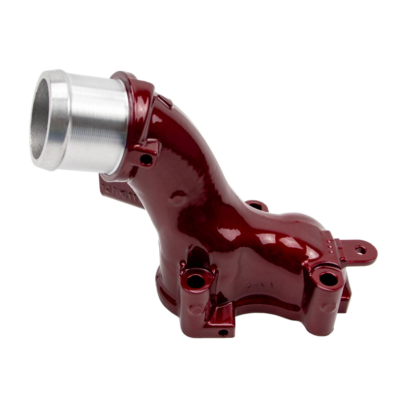 Wehrli Custom Fabrication WCF100188-RED Thermostat Housing WCFab Red for 2017-2026 Chevrolet Silverado / GMC Sierra 2500 HD / 3500 HD 6.6L L5P Duramax