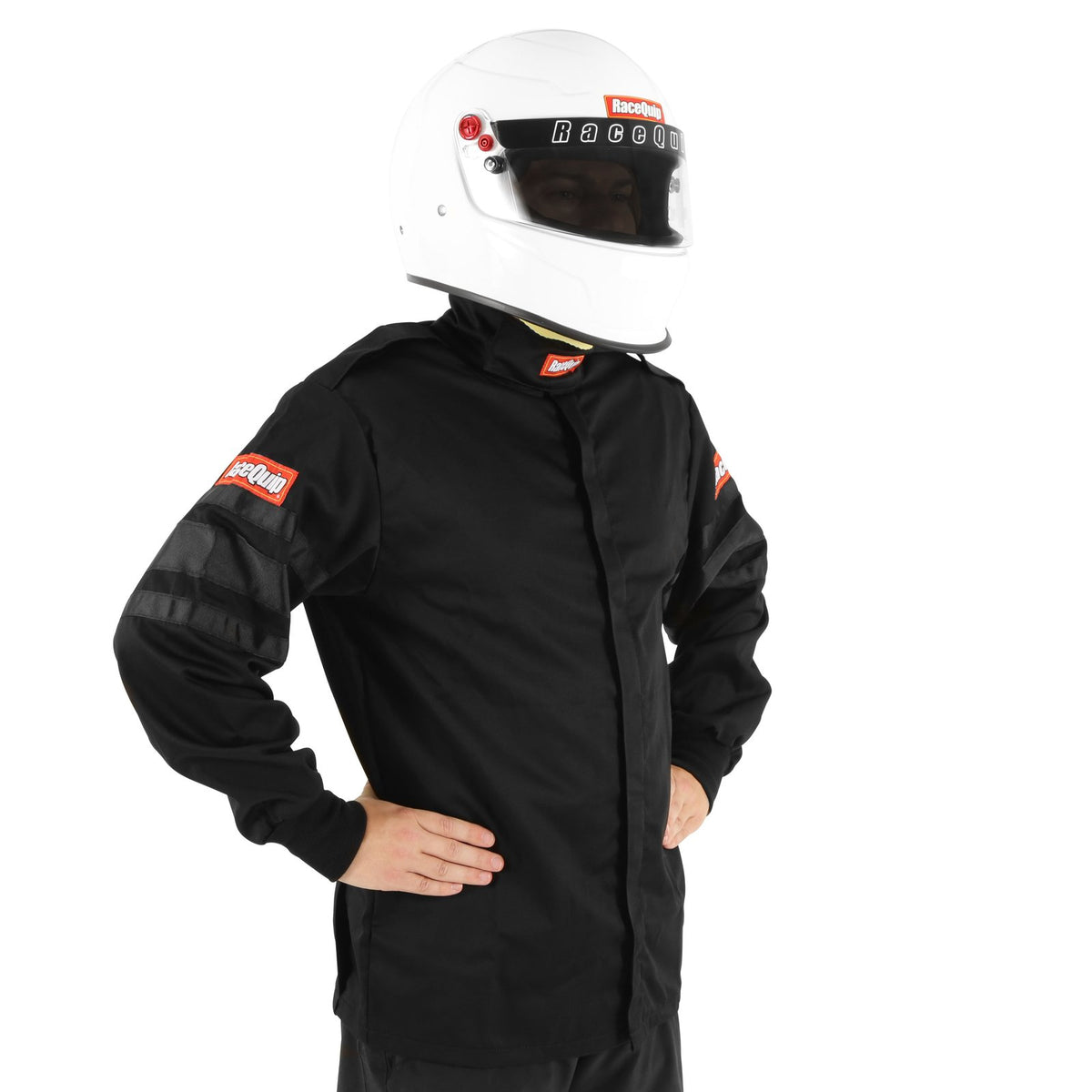 RaceQuip 111007 Black SFI-1 1-Layer Jacket - 2XL