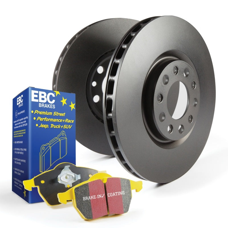 EBC 04-10 BMW S13 Front Brake Kit Yellowstuff Pads RK Premium Rotors S13KF1642