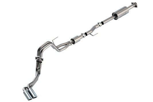 Borla 140874 F-150 2021 5.0L 4dr CC SB EC STB Lariat/KR/Platinum/LTD 3/2.25 DSE Cat-Back S-Type CHR Tips - #140874