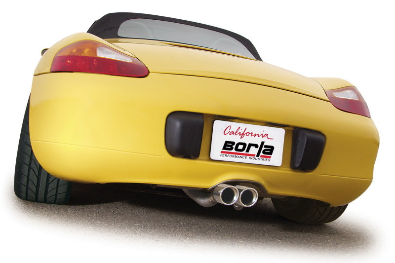 Borla 140115 00-04 Porsche Boxster 3.2L 6cyl MT SS Catback Exhaust - #140115