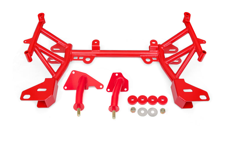 BMR 1993-2002 4th Gen F-Body K-Member LT1 Motor Mounts Standard Rack Mounts Red