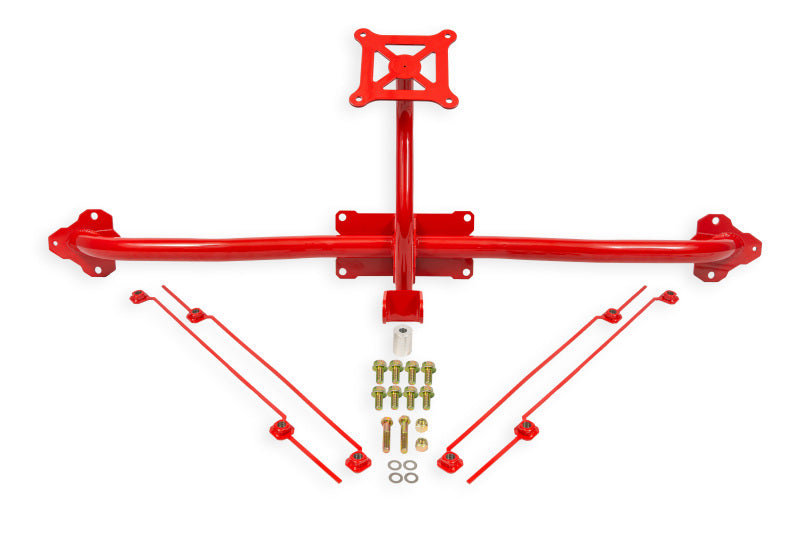 BMR 2014-2019 Chevrolet Corvette C7 Bolt-On Parachute Mount - Red