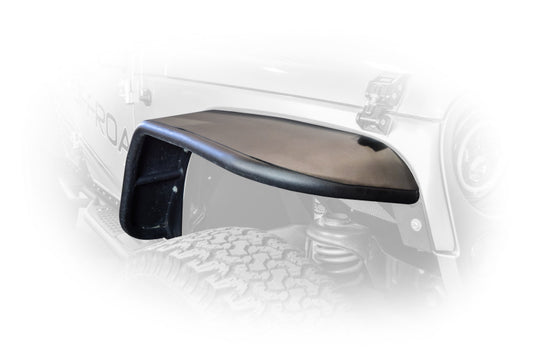 DV8 Offroad 07-18 Jeep Wrangler JK Front & Rear Flat Tube Fenders - #FENDB-02