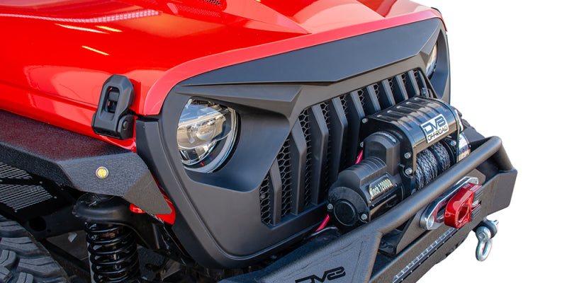 DV8 Offroad 2018+ Jeep JL/ Gladiator Angry Grill - #GRJL-01