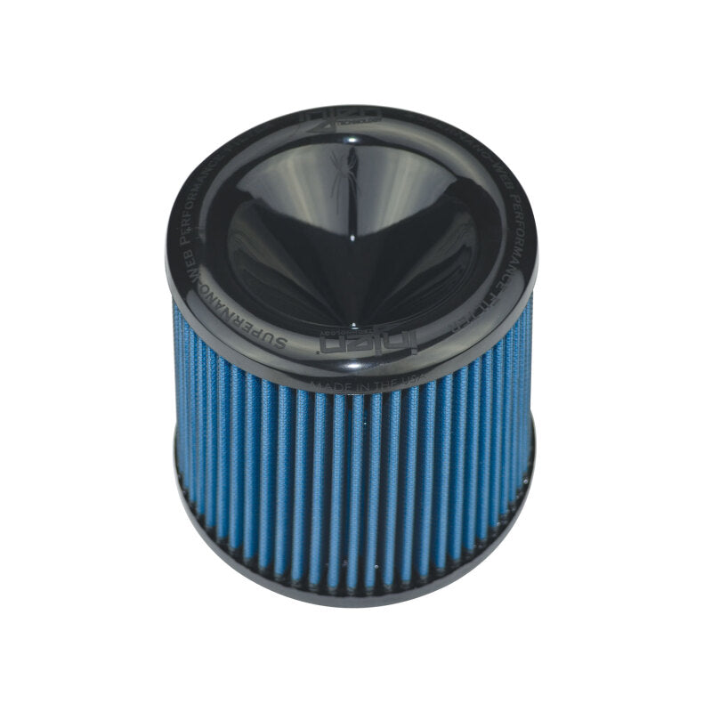 Injen AMSOIL Replacement Nanofiber Dry Air FIlter 5in Flange Diameter/6.5in Base/6in Height/70 Pleat - #X-1046-BB