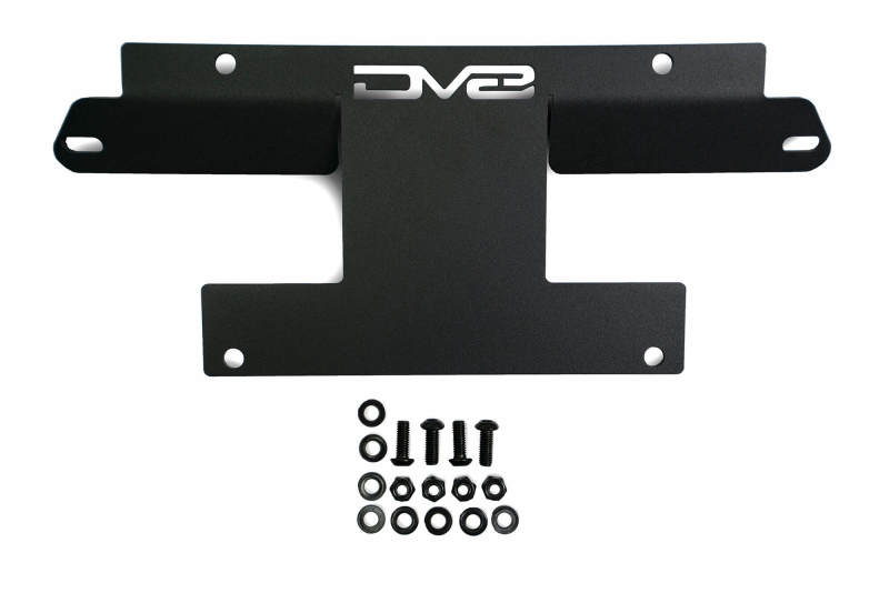 DV8 Offroad 21-22 Ford Bronco Factory Front Bumper Licence Relocation Bracket - Front - #LPBR-01