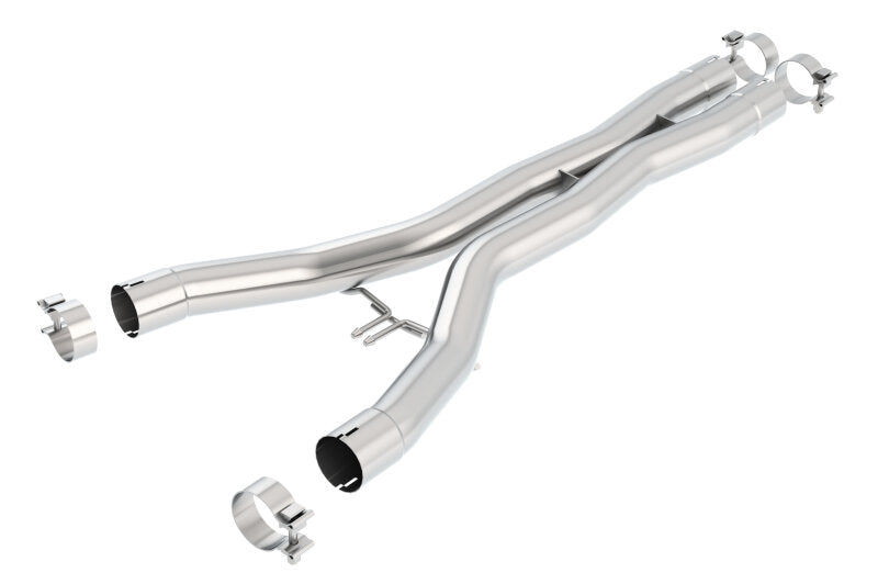 Borla 60548 2014 Chevy Corvette Stingray X-Pipes (Smog Legal Cut and Clamp) - #60548