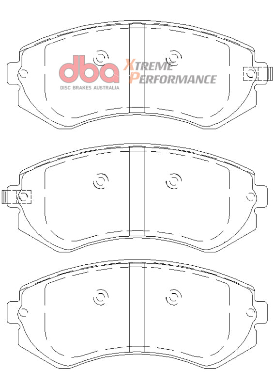 DBA 90-96 Nissan 240SX w/ABS XP Performance Rear Brake Pads