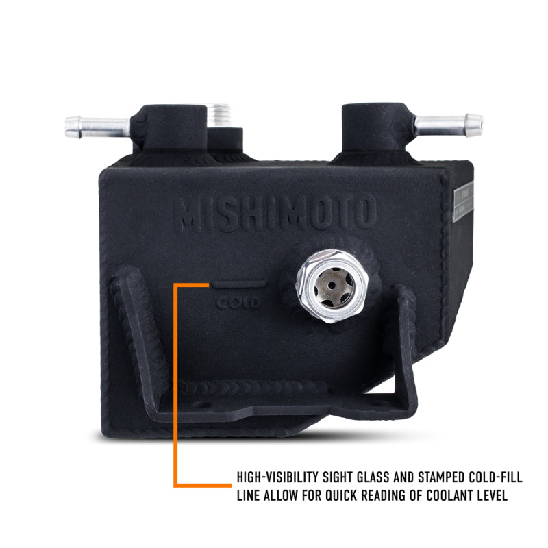 Mishimoto 2024+ Ford Mustang V8/2.3L EcoBoost Expansion Tank - Black - #MMRT-MUS-24MWBK