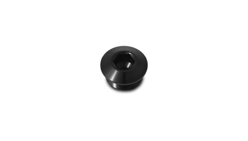 Vibrant Aluminum -4AN ORB Low Profile Port Plug - Anodized Black