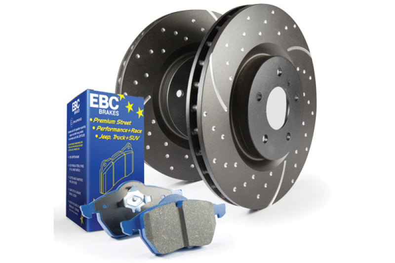 EBC S6 Front Brake Kit Bluestuff NDX Pads GD Sport Rotors S6KF1116