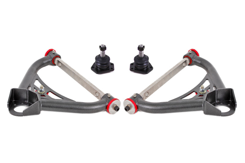 BMR 70-81 2nd Gen F-Body Non-Adj. Upper A-Arms (Polyurethane) - Black Hammertone