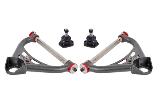 BMR 1970-1981 2nd Gen F-Body Non-Adj. Upper A-Arms (Polyurethane) - Black Hammertone