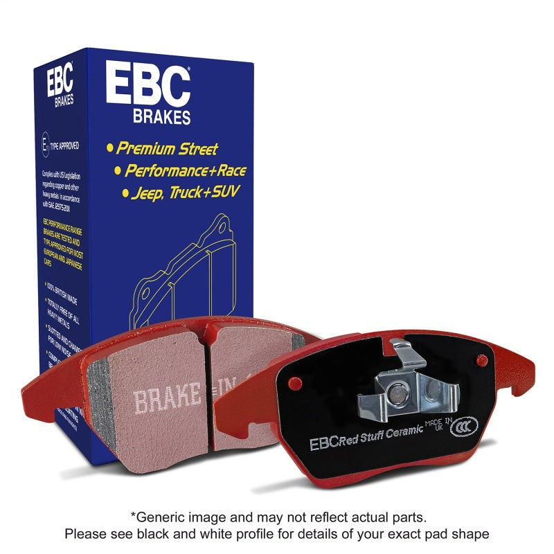 EBC 2016+ Audi TTS Quattro 2.0L Turbo Redstuff Front Brake Pads DP32256C