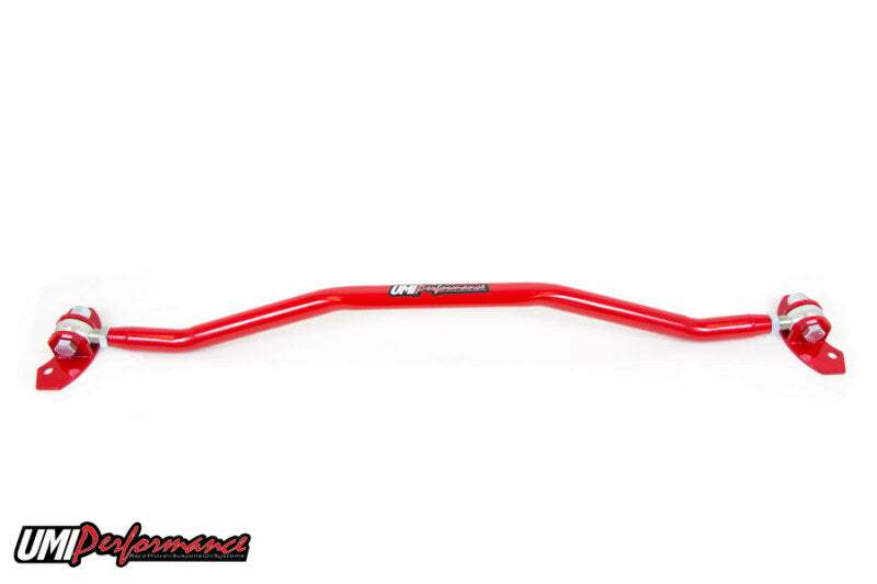 UMI Performance 1005-B GT Front Strut Tower Brace Black for 2005-2014 Mustang
