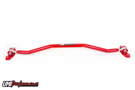 UMI Performance 1005-B GT Front Strut Tower Brace Black for 2005-2014 Mustang