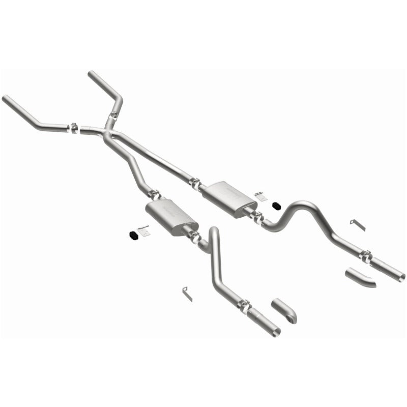 MagnaFlow 15816 SYS Cat-Back 67-70 Mustang 2.50inch w/Tru-X - #15816