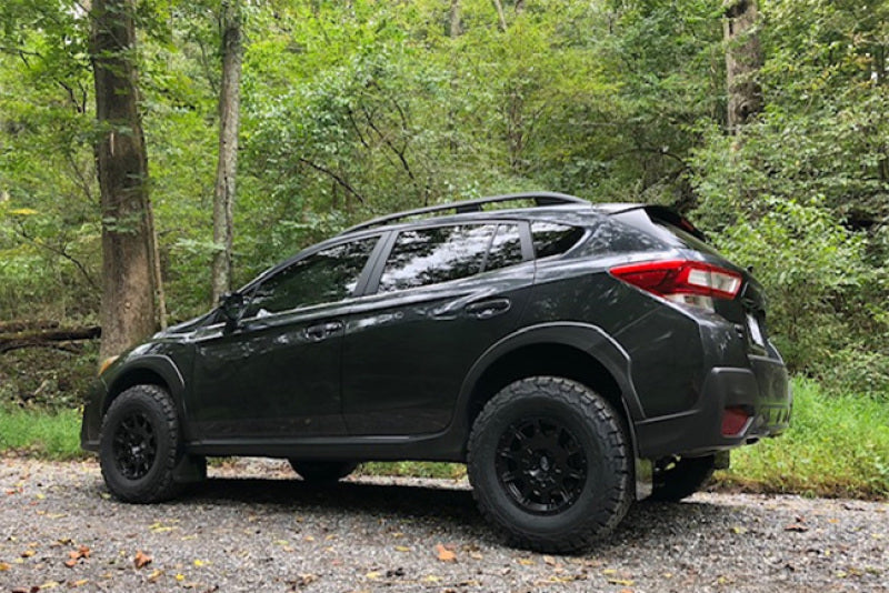 Rally Armor UR Mud Flaps - 2018-2023 Subaru Crosstrek - Black/Grey Logo - #MF46-LTUR-BLK/GRY