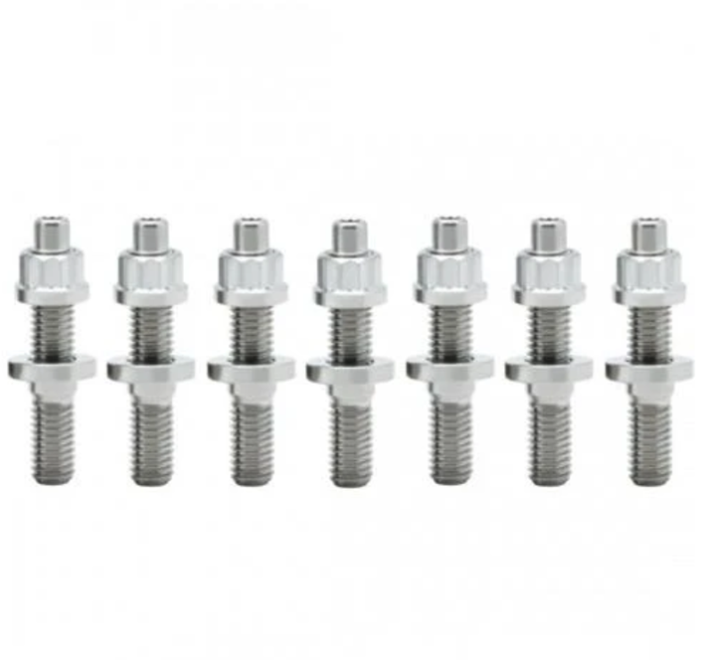 BLOX Racing SUS303 Stainless Steel Exhaust Manifold Stud Kit M8 x 1.25mm 45mm in Length - 7-piece BXFL-00307-7