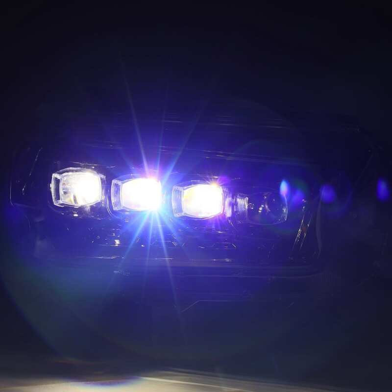 AlphaRex 880758 10-13 Toyota 4Runner NOVA LED Projector Headlights Plank Style Alpha Black w/Sequential Signal/DRL