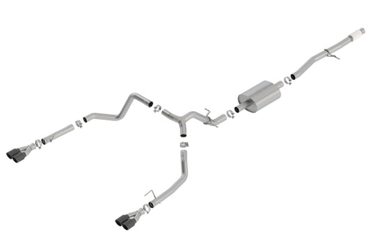 Borla 140770BC 2019 Chevy Silverado 1500 5.3L V8 CC SB 147.4in WB S-Type Cat-Back w/ Quad BC Round Tips - #140770BC
