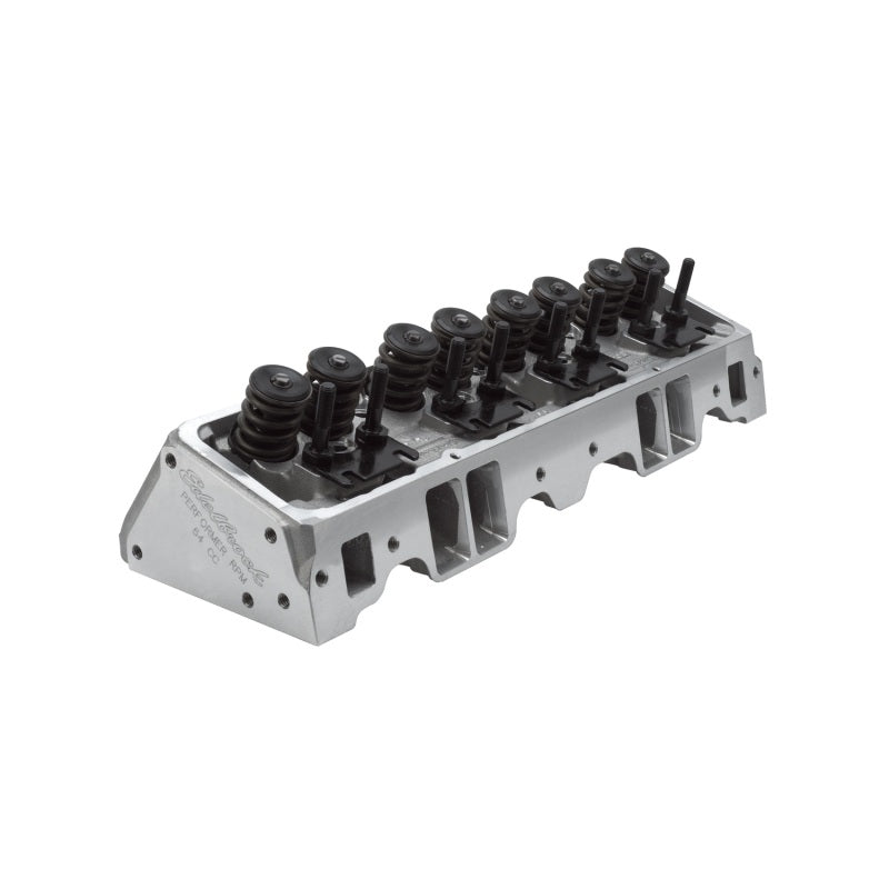 Edelbrock 60999 Single Performer RPM SBC 64cc Angle Head Competition