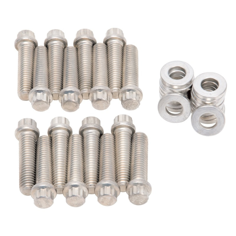 Edelbrock 8564 Plated Intake Bolt Kit for 2161