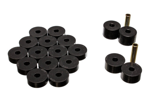 Energy Suspension for 1974-1975 Jeep CJ5/CJ7 Black Body Mount Set 2.4106G