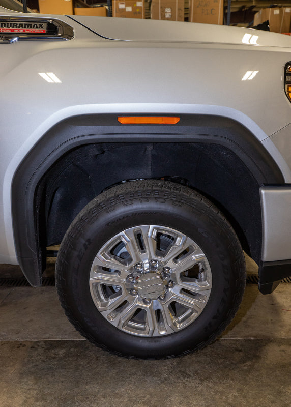 Wehrli Custom Fabrication WCF100393 Fender Flare Marker Light Delete Kit Fine Texture Black for 2020-2026 GMC Sierra 2500 HD / 3500 HD