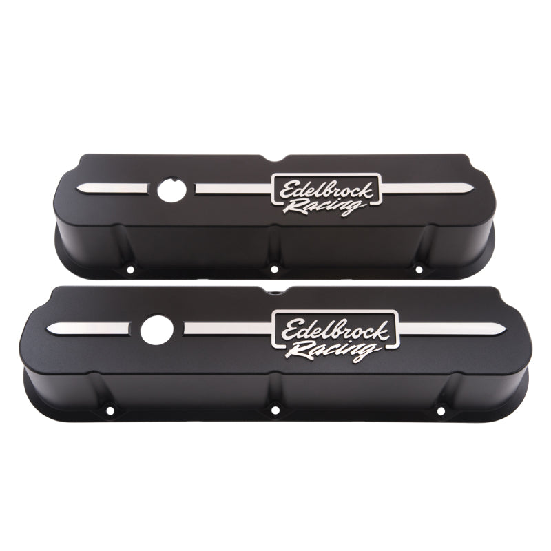 Edelbrock 41653 Valve Cover Racing Series Ford 289-302-351W CI V8 Tall Black