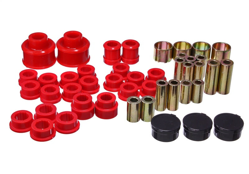 Energy Suspension for 05-09 Legacy Rear Control Arm Bushing Set - Red 19.3105R