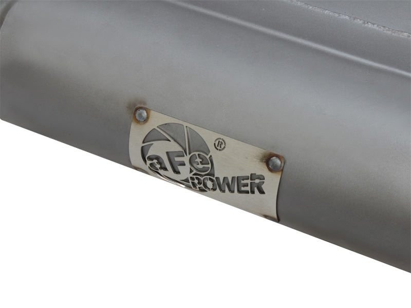 aFe Scorpion Exhaust System Axle Back Aluminized Hi-Tuck 07-17 Jeep Wrangler JK V6 3.6/3.8L - #49-08046