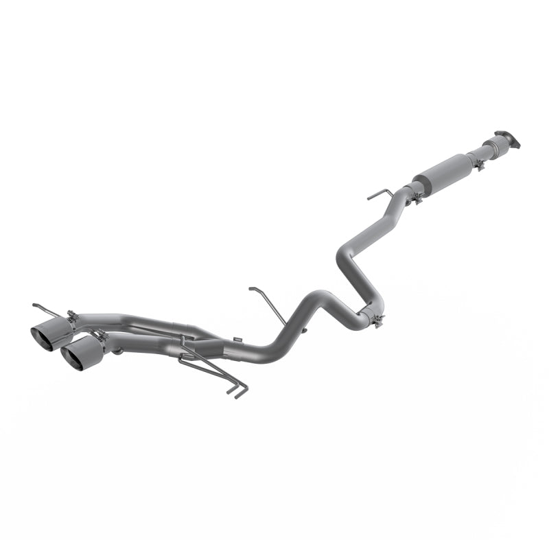 MBRP S4703304 13-18 Hyundai Veloster Turbo 2.5in T304 w/ 4in. OD Tips - Cat Back Dual Exit - #S4703304