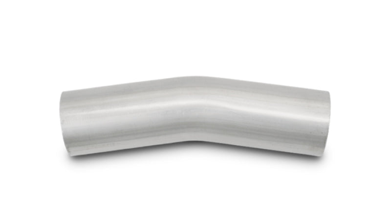 Vibrant 4in OD T304 SS 15 Deg Mandrel Bend 5in Leg Length