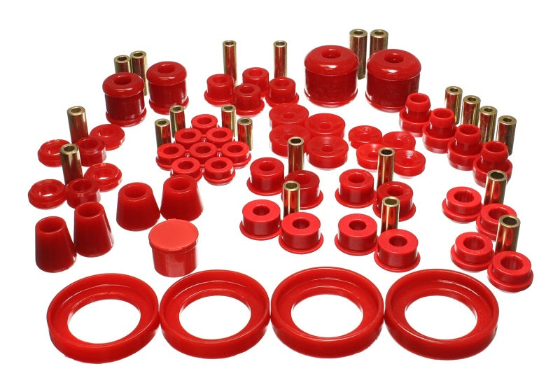 Energy Suspension for 97-01 Prelude Red Hyper-Flex Master Bushing Set 16.18113R