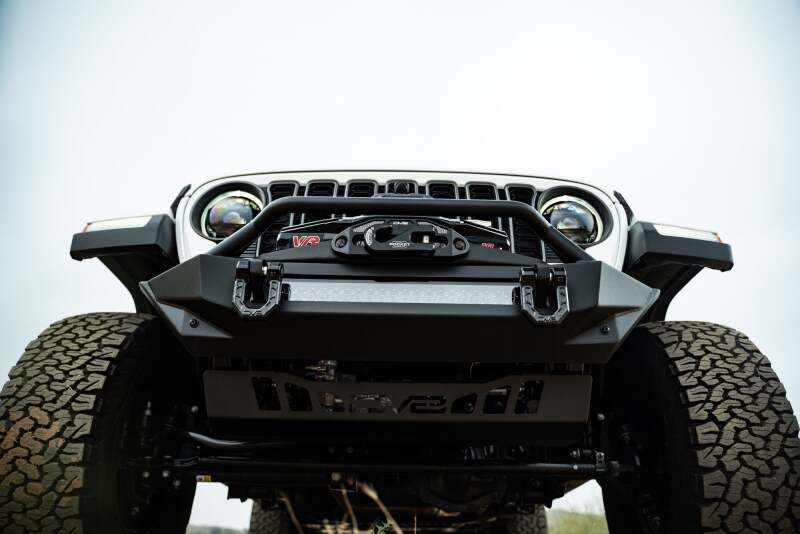 DV8 Offroad 07-23 Jeep Wrangler JK/JL & Gladiator JT FS-1 Series Stubby Front Bumper - #FBJL-11