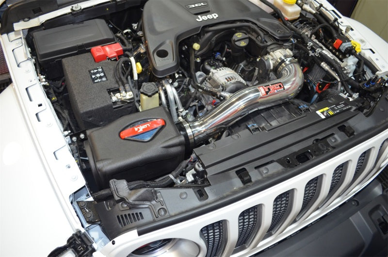 Injen 2018+ Jeep Wrangler JL V6-3.6L Polished Power-Flow Air Intake System - #PF5005P