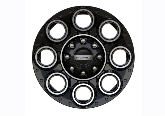 Ford Racing for 2005-2022 Super Duty 20in Black with Machined Face Wheel Kit