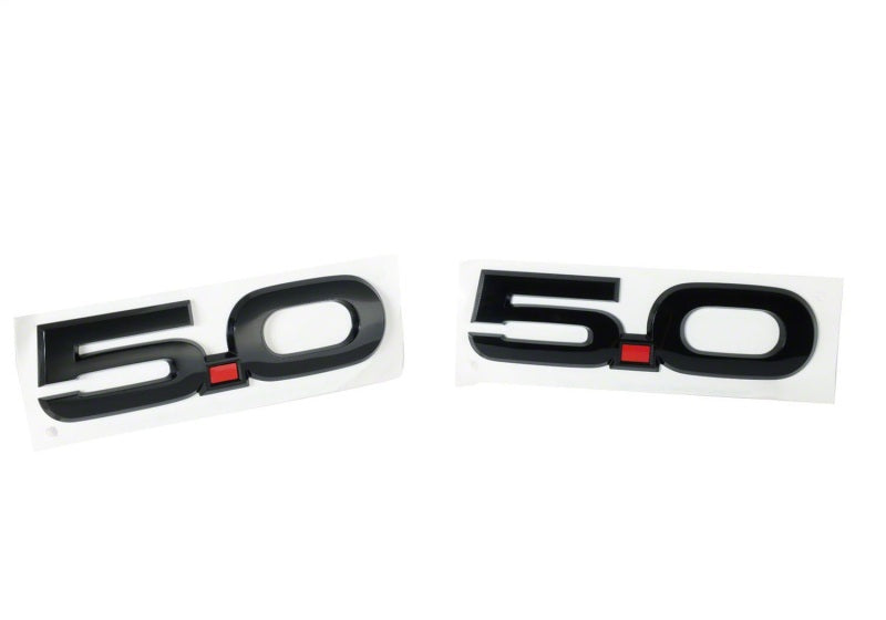 Ford Racing for 2015-2017 Ford Mustang 5.0L Fender Emblem Black
