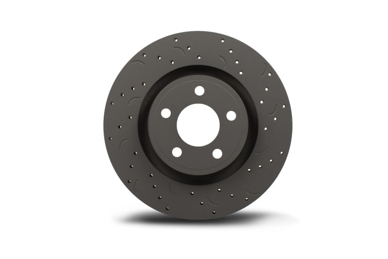 Hawk Performance HKC4203.649B Talon Cross-Drilled and Slotted Rotor and HPS 5.0 Brake Pad Kit