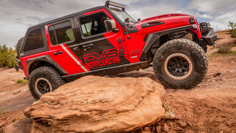 DV8 Offroad 18+ Jeep JL Heat Dispersion Hood - Primer Black - #HDMBJL-01