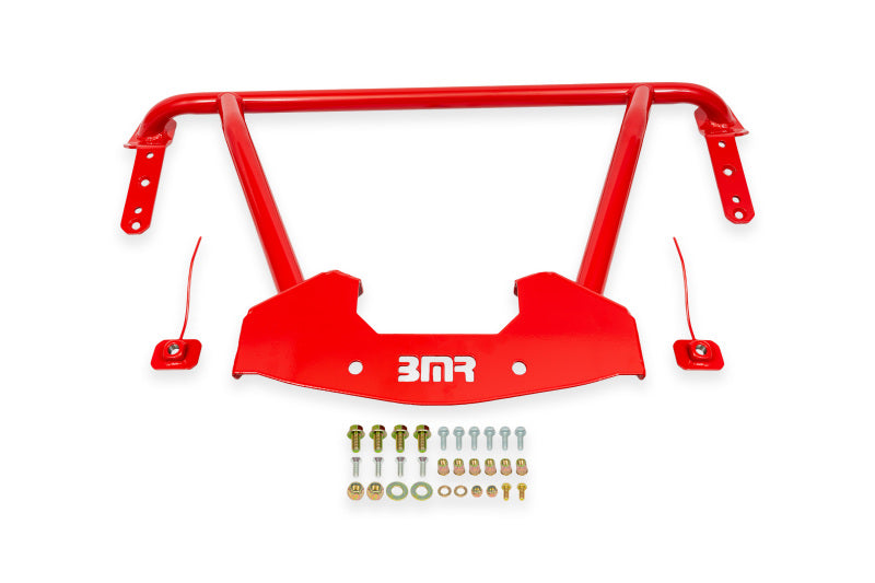 BMR 1964-1967 GM A-Body Bolt-On Front Reinforcement Chassis Brace - Red