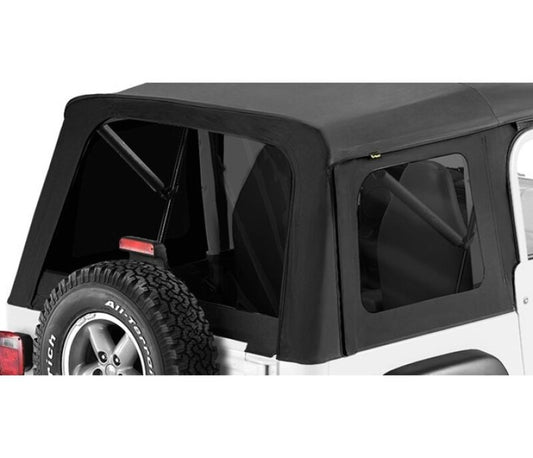 Bestop 76-86 Jeep Cj7 / 87-95 Wrangler YJ Window Set (Supertop Black Denim)