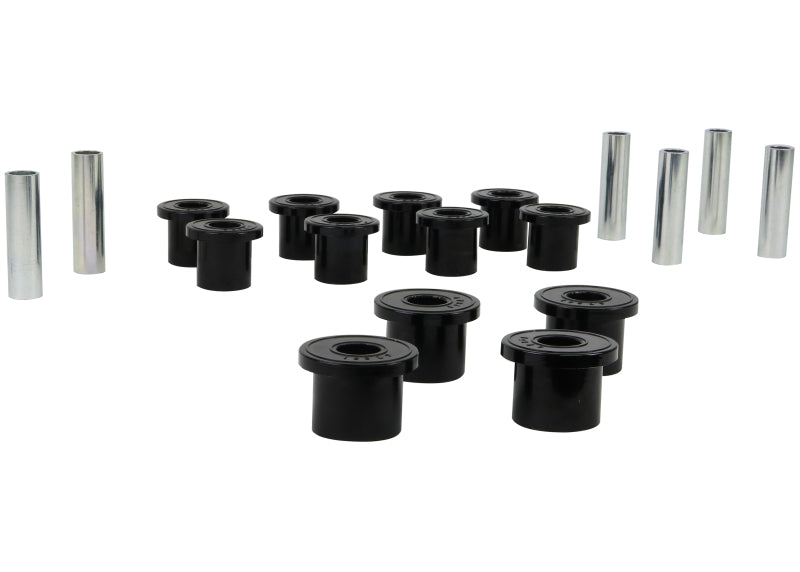 Whiteline W73820 Spring Eye Front/Rear and Shackle Bushing for 1987-1995 Jeep Wrangler