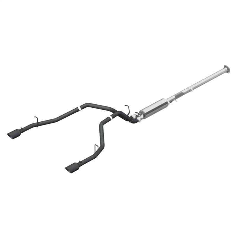 MBRP S5152BLK Cat-Back Exhaust System - 2019-2024 RAM Hemi 1500 5.7L CC/QC | Black Coated