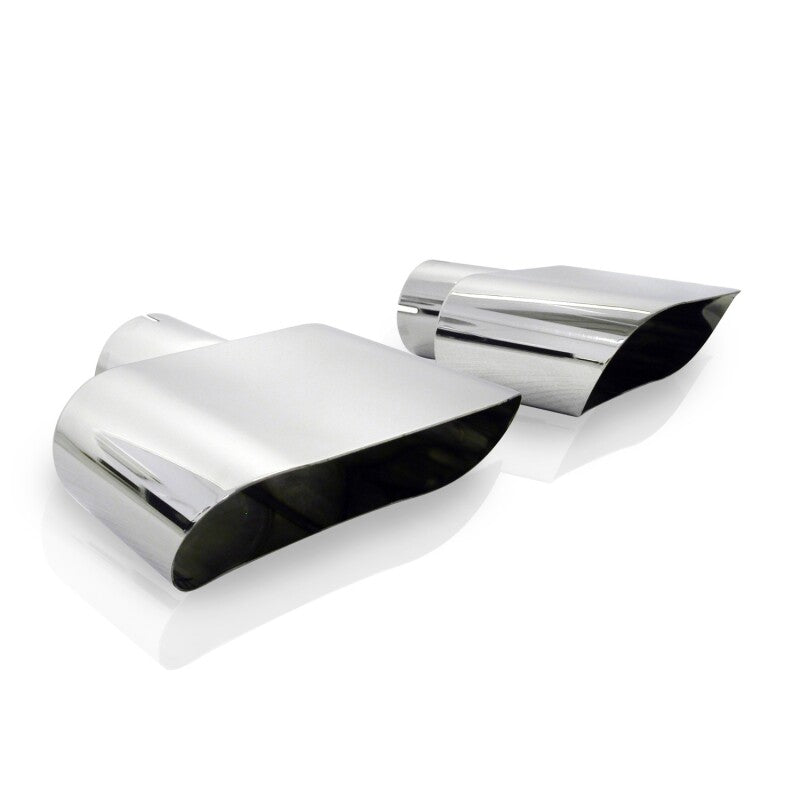 Stainless Works for Wide Oval Challenger R/T 2-1/2in Inlet Tips (priced per pair)